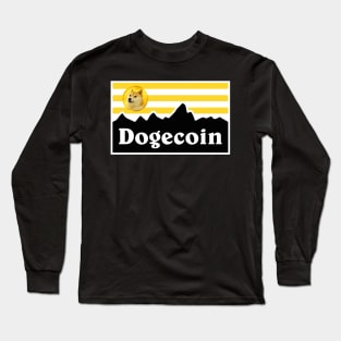 Dogecoin to the Moon Long Sleeve T-Shirt